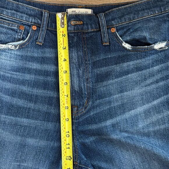 Madewell Blue The High Rise Slim Boy Jean Sz 32 - Picture 9 of 10